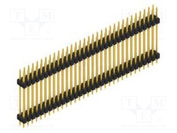 Connector: pin strips; pin header; male; PIN: 64; 2.54mm; THT; 2x32