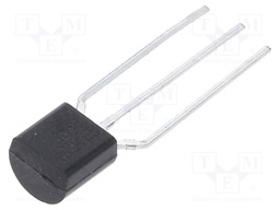 Transistor: PNP; bipolar; 65V; 0.1A; 500mW; TO92