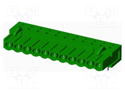 Connector: pluggable terminal block; socket; female; angled 90°