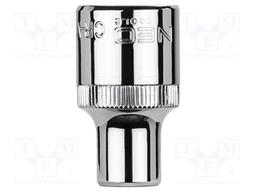 Socket; 6-angles,socket spanner; HEX 8mm; 1/2"