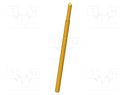 Test needle; Operational spring compression: 4mm; 5A; Ø: 1.3mm