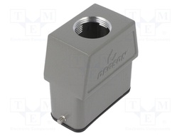 Enclosure: for HDC connectors; size D10A; for cable; for latch