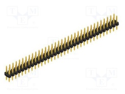 Connector: pin strips; pin header; male; PIN: 68; 2mm; THT; 2x34