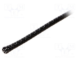 Polyester conduit; Braid diameter: 40÷66mm; Mat: polyester; black