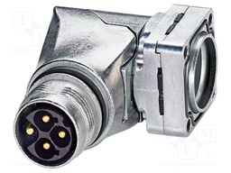 Connector: M17; socket; ST; male; PIN: 4; 630V; 20A; shielded; IP67