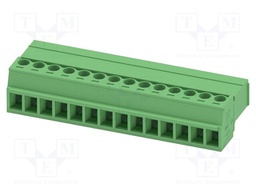PCB connector, nominal cross section: 1.5 mm?, color: green,