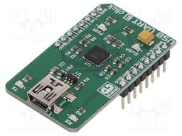 Click board; adaptor; UART,USB; CP2102N; mikroBUS connector
