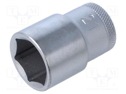 Wrench tip; 6-angles,socket spanner; 21mm; 1/2"; tool steel