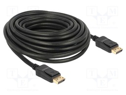 Cable; DisplayPort plug,both sides; DisplayPort 1.2; 10m; black