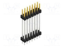 Connector: pin strips; pin header; male; PIN: 14; 2.54mm; THT; 2x7