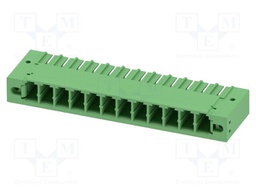 PCB headers, nominal cross section: 6 mm?, color: green, nom