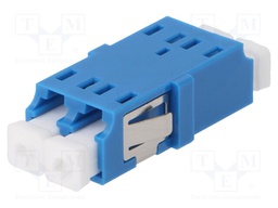 Connector: fiber optic; socket,coupler; LC; female; ways: 2