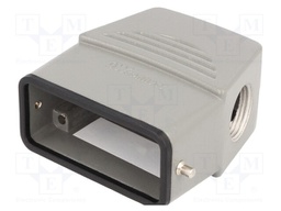 Enclosure: for HDC connectors; size 10A; for cable; for latch