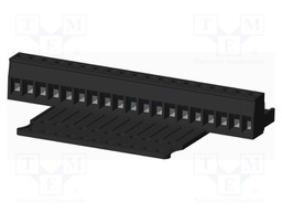 Connector: pluggable terminal block; plug; female; straight; 300V