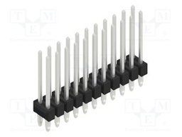 Connector: pin strips; pin header; male; PIN: 22; 2.54mm; THT; 2x11