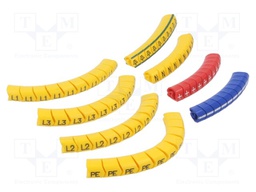 Markers; Marking: +,L1, L2, L3, N, PE,ground; PA-02; 80pcs.