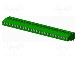 Connector: PCB terminal block; terminal; Plating: tinned; on PCBs