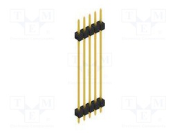 Connector: pin strips; pin header; male; PIN: 5; 2.54mm; THT; 1x5