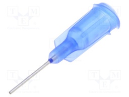 Needle: steel; 0.5"; Size: 22; straight; 0.41mm; Mounting: Luer Lock