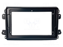 Radio frame; Citroën,Fiat,Opel,Peugeot; black; 9"