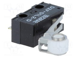 Microswitch SNAP ACTION; with lever (with roller); SPDT; Pos: 2