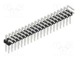Connector: pin strips; pin header; male; PIN: 40; 2.54mm; THT; 2x20