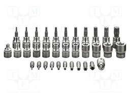 Wrenches set; Torx® socket,socket spanner,Torx®; Mounting: 3/8"