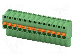 PCB connector, nominal cross section: 2.5 mm?, color: green,