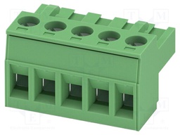 PCB connector, nominal cross section: 2.5 mm?, color: green,