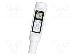 Meter: pH; LCD; -1÷15pH; 0÷60°C; Accur: ±1°C; Dim: Ø40x186mm