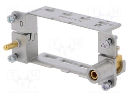 Frame for modules; Han Modular HMC; size 16B; with lock