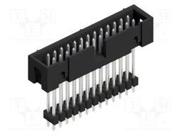 Connector: pin strips; pin header; male; PIN: 26; 2.54mm; THT; 2x13