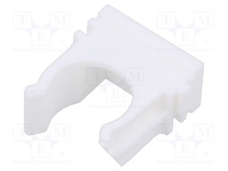 Bracket; polyetylene; -15÷80°C; white; Size: 16