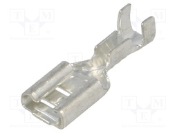 Terminal: flat; 4.8mm; 0.8mm; female; 0.5÷1mm2; crimped; for cable