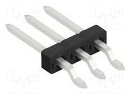 Connector: pin strips; pin header; male; PIN: 3; 2mm; SMT; 1x3; 100V