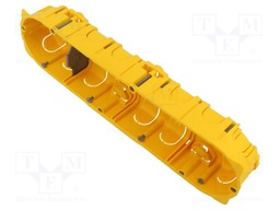 Enclosure: junction box; X: 284mm; Y: 72.8mm; Z: 40mm; plastic; IP20