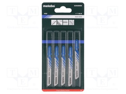 Hacksaw blade; metal; 51mm; Pcs: 5; 12teeth/inch