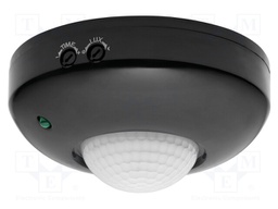 Motion sensor; wall mount; 230VAC; IP20; 6m; Range: 10s÷7min; 360°