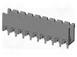 Connector: pluggable terminal block; socket; male; on PCBs
