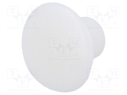 Accessories: stopper; H: 5.2mm; push-in; Flange dia: 9mm; white