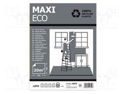 Painting foil; L: 5m; Width: 4m; black