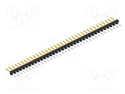 Connector: pin strips; pin header; male; PIN: 36; 2.54mm; SMT; 1x36