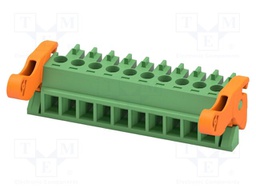 PCB connector, nominal cross section: 1.5 mm2, color: green,