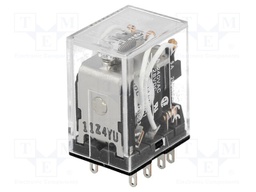 Relay: electromagnetic; 3PDT; Ucoil: 24VDC; 5A; max.250VAC