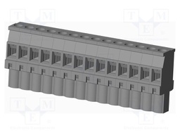 Connector: pluggable terminal block; plug; female; angled 90°