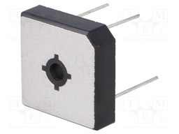 Single-phase bridge rectifier; Urmax:800V; If:25A; Ifsm:400A