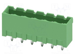PCB headers, nominal cross section: 2.5 mm?, color: green, n