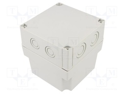 Enclosure: multipurpose; X: 130mm; Y: 130mm; Z: 125mm; MNX; grey; IK08