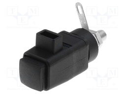 Laboratory clamp; black; 300VDC; 16A; Contacts: nickel; -25÷90°C