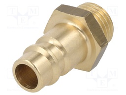 Connector; connector pipe; 0÷35bar; brass; NW 7,2; -20÷100°C